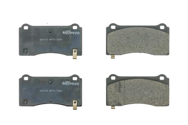 Jeu de 4 plaquettes de frein AISIN ref. BPTS-7000